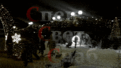 Новогодняя Арка "Ворота" 5,5 x 4 м Белая