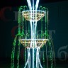 Световой фонтан "Королевский стандарт" 1.3х2 м